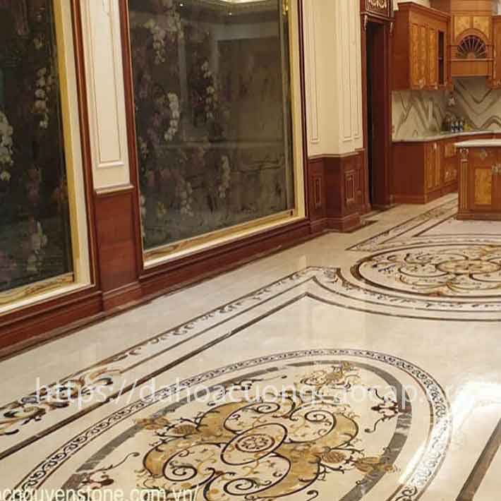 mẫu nền nhà dá marble hoa văn đep